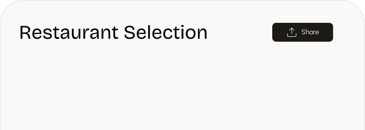 Create orders in seconds